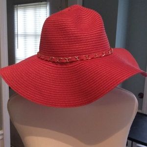 Pink Straw Hat